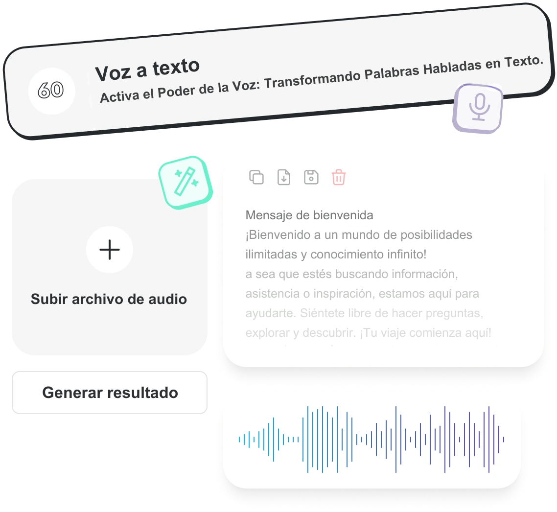AI speech to text transformer